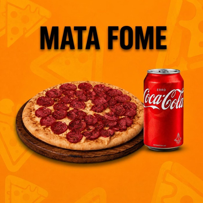 PIZZA ( M ) + COCA COLA LATA