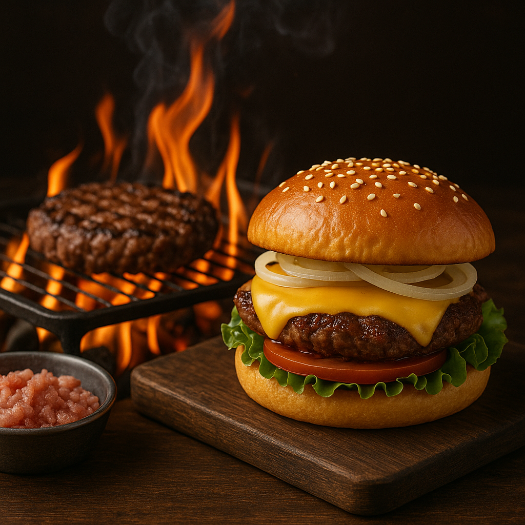 HAMBÚRGUER NA BRASA